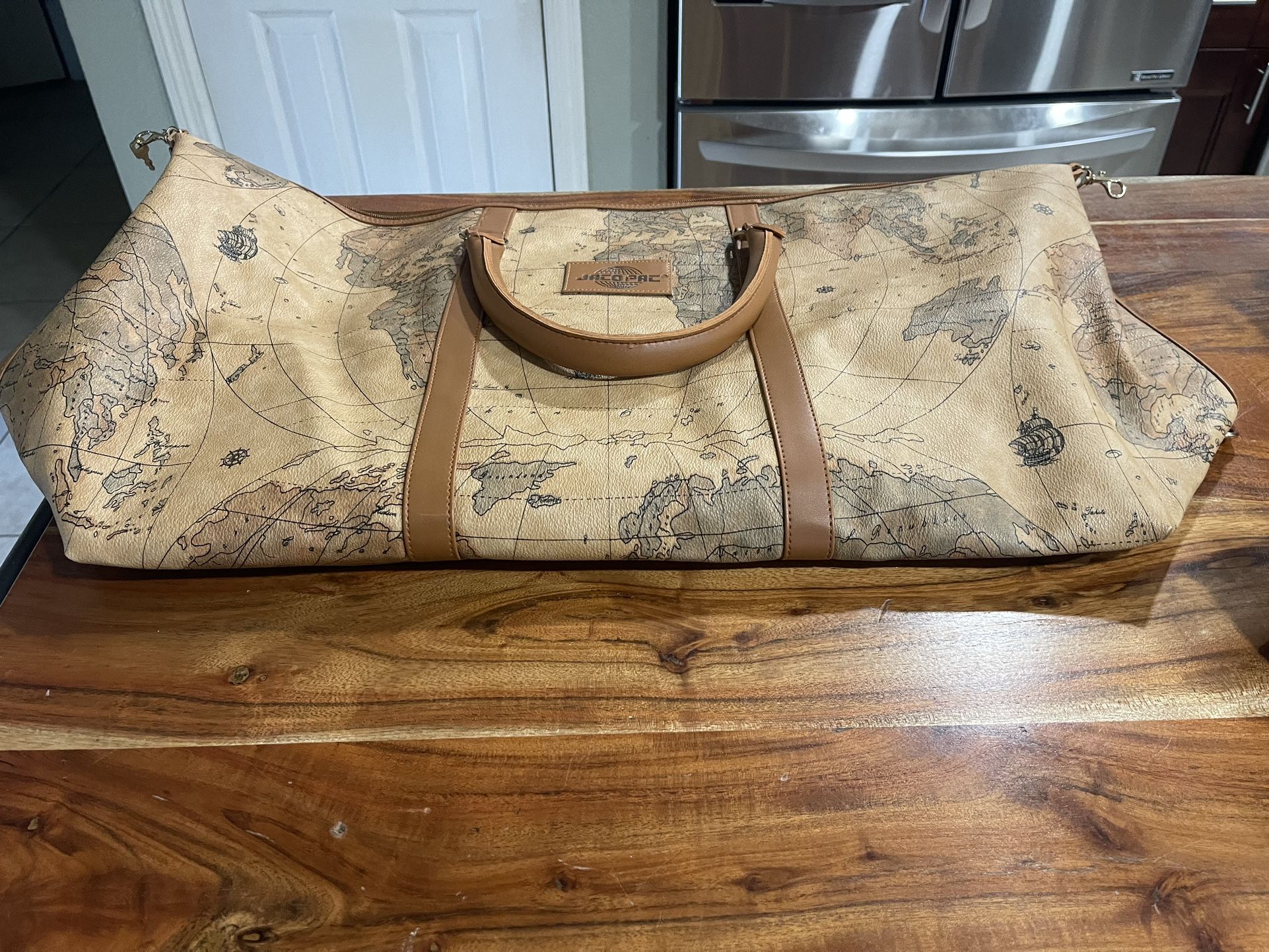 Map Of The World Duffle Bag