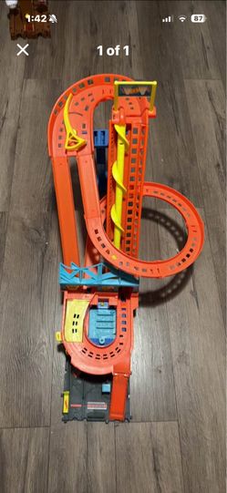 Hot Wheel roller coaster track