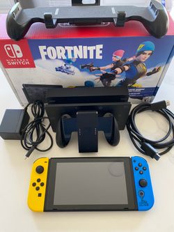 NINTENDO FORTNITE SWITCH Console w/120 GB Micro SD Card / NO CODE