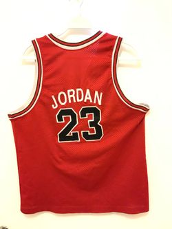 Michael Jordan #23 Chicago Bulls Red Swingman Jersey Mens Large Stitched