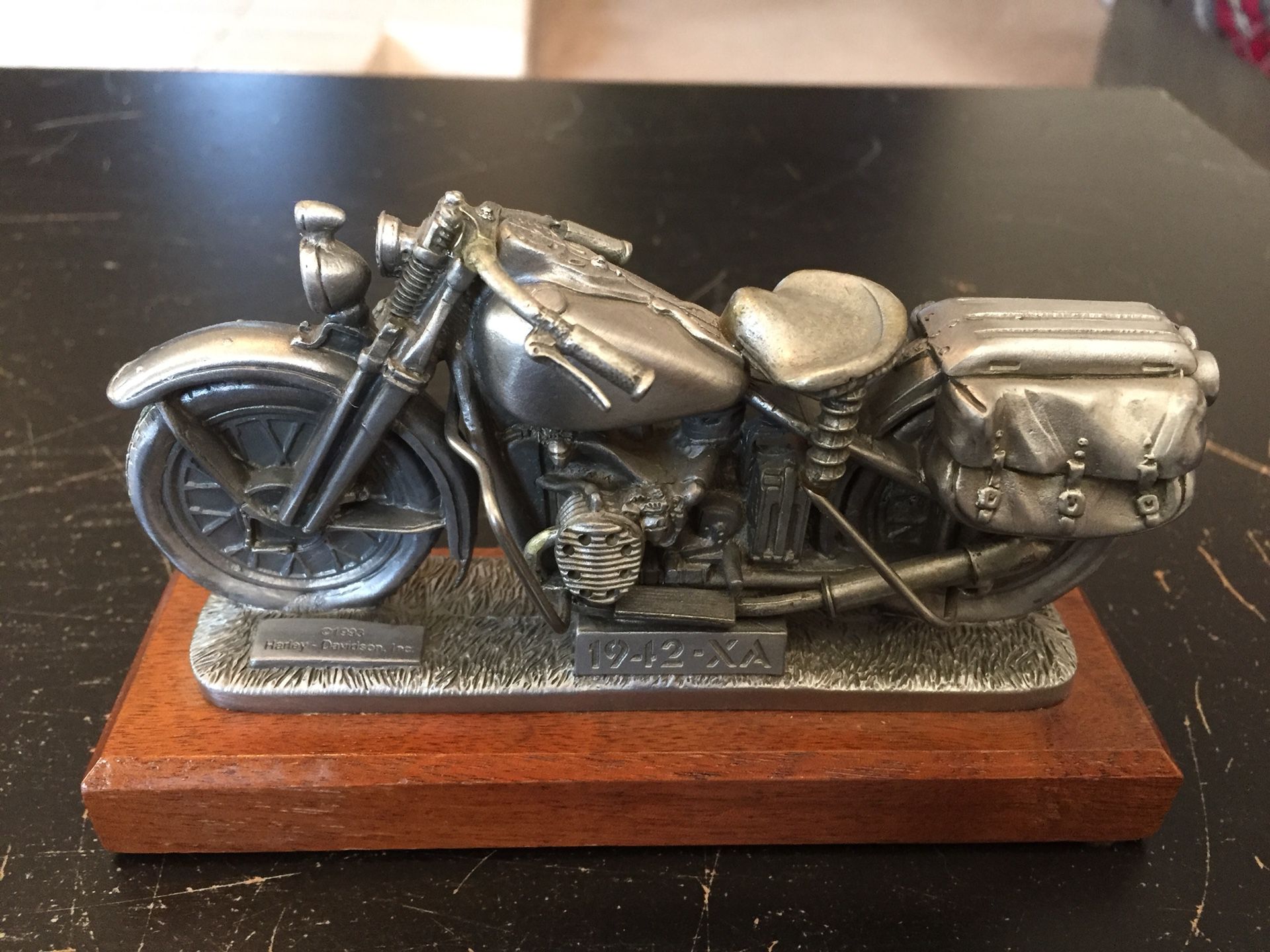 Harley Davidson pewter 1942 XA motorcycle