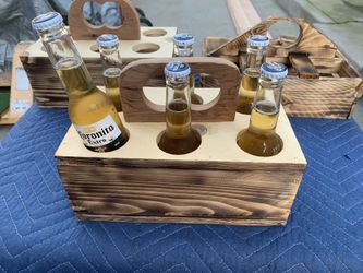 🎁 Wooden gift basket 💝Canasta de madera