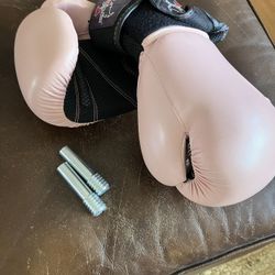 Boxing Gloves And jump rope removable weights