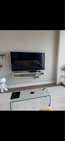 Floating TV stand