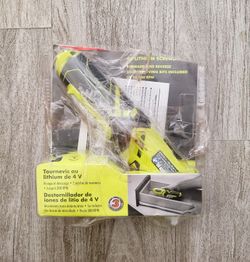 Ryobi HP34LVN 4V Lithium Screwdriver with Charger - Open Box Never Used No Bits
