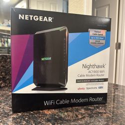 Netgear Nighthawk AC1900 WiFi Cable Modem Router