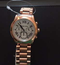 MICHAEL KORS AUTHENTIC COPPER STAINLESS STEEL WOMEN'S WATCH (Brand new) in a MK box