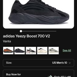 adidas Yeezy Boost 700 V2 Vanta
Used
Size 10.5