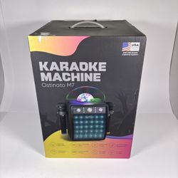 Masingo Karaoke Machine,  2 Microphone And Speaker,  Brand New In Box