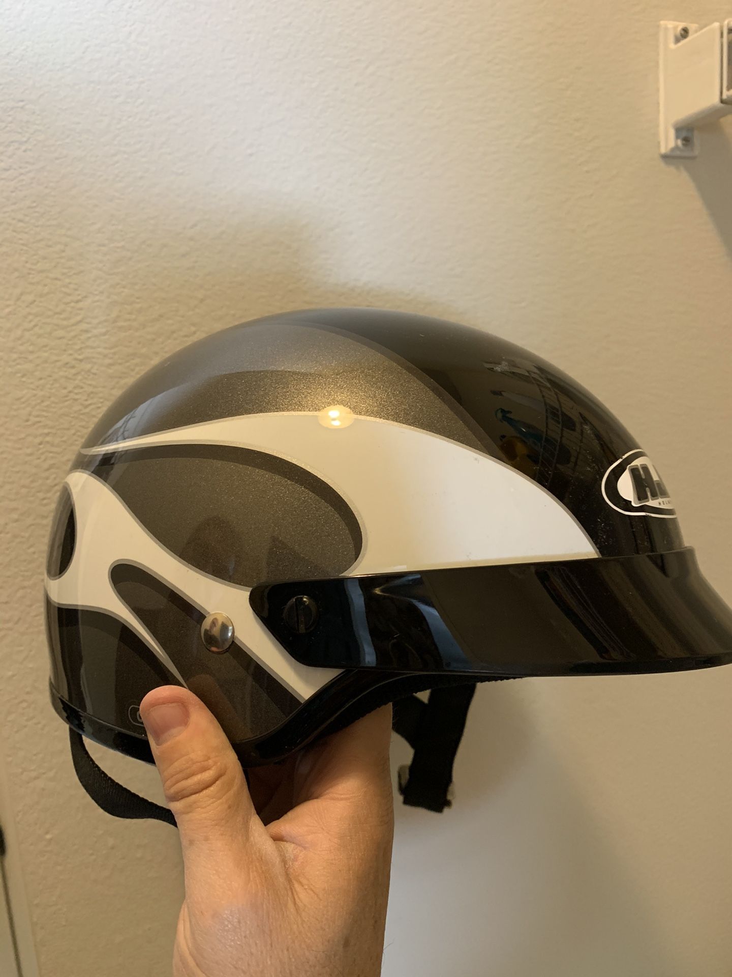 Two motorcycle helmets almost new.