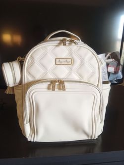 Mini diaper backpack with changed pad and pouch all new 🐝$85 cash