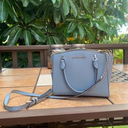 Blue Micheal Kors Bag Small Size 