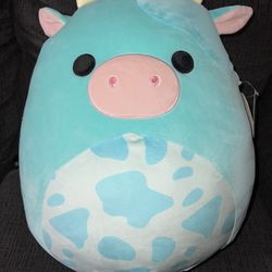 Squishmallow Tuluck 16” Blue Cow