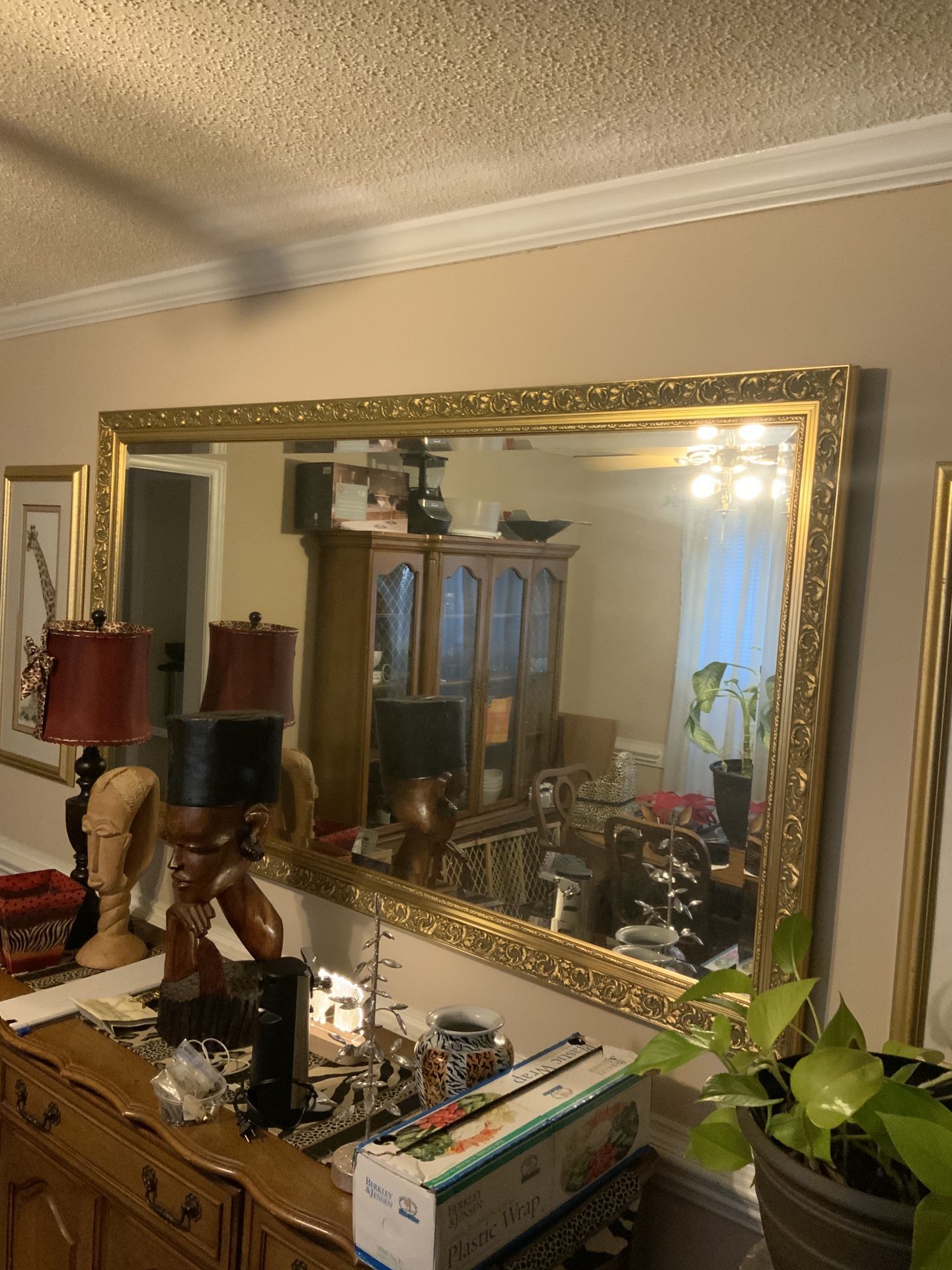 Gold Antique Mirror