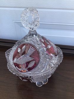 Crystal vintage dish