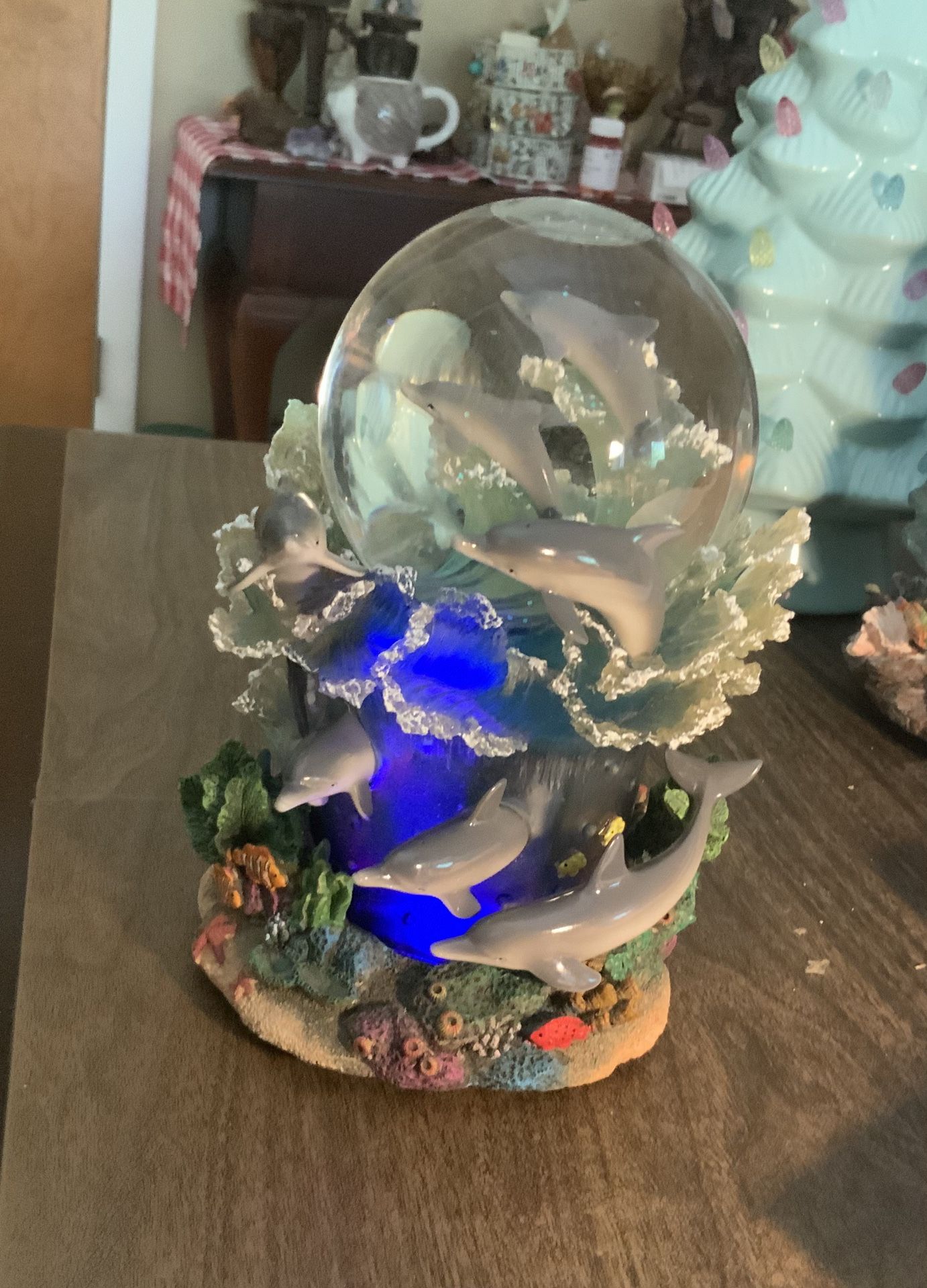 Dolphin Snow Globe