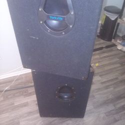 Powered PA Speakers and Peavey  Power Module