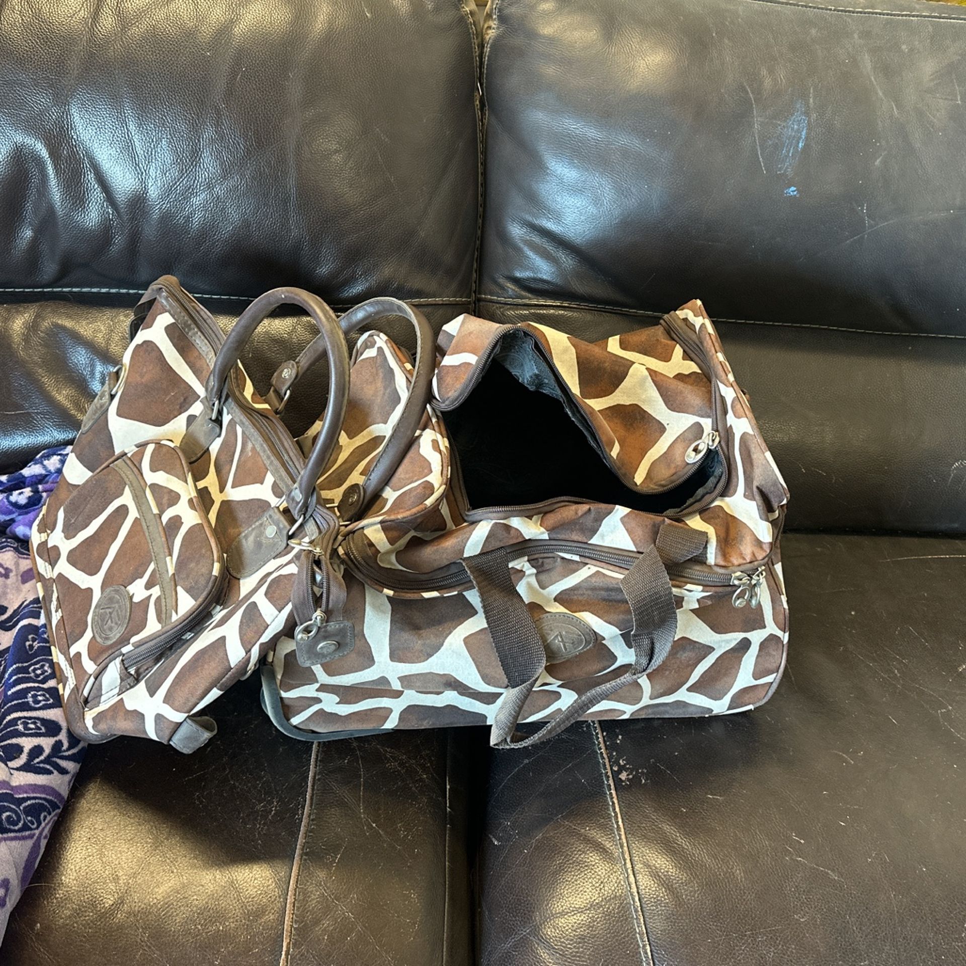 Carry-On And Matching Purse