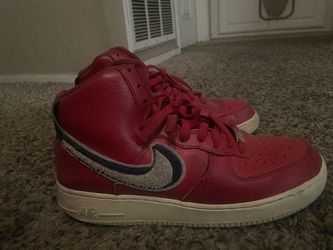 RED AIRFORCE 1S HIGHTOP