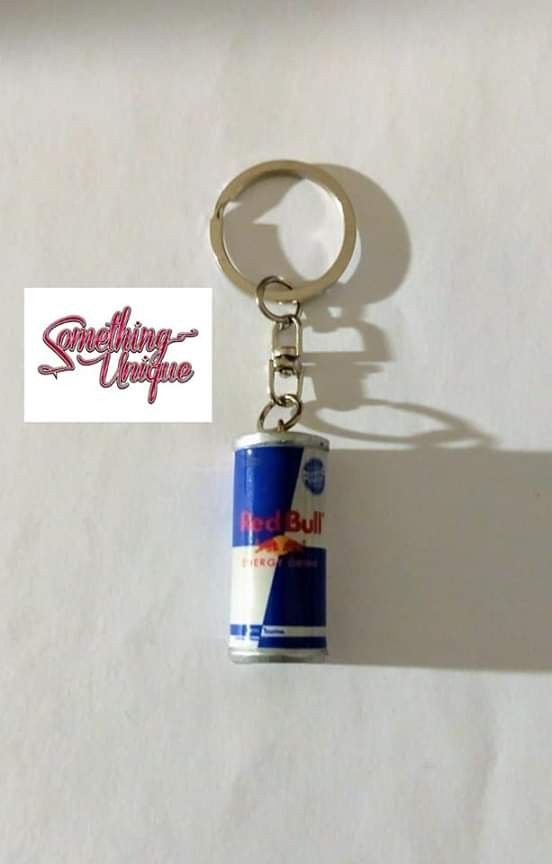 Mini Redbull Can Keychain