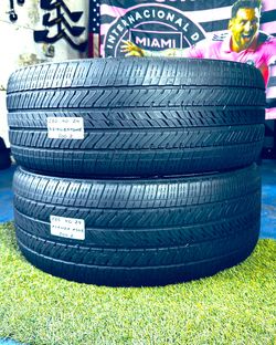 🇺🇸 2 USED TIRES 285/40R24 BRIDGESTONE ALENZA AS02 ALL SEASON USED TIRES 285 40 24