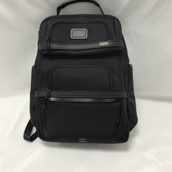 TUMI Alpha Brief Backpack in black