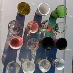 GORGEOUS LOT of 15 Souvenir Shot Glass Collection.
