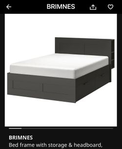 IKEA Brimnes Storage Bed King Size