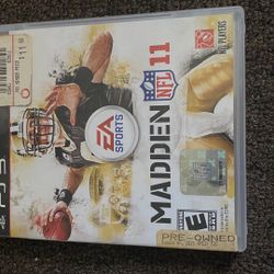 Madden 11 ps3