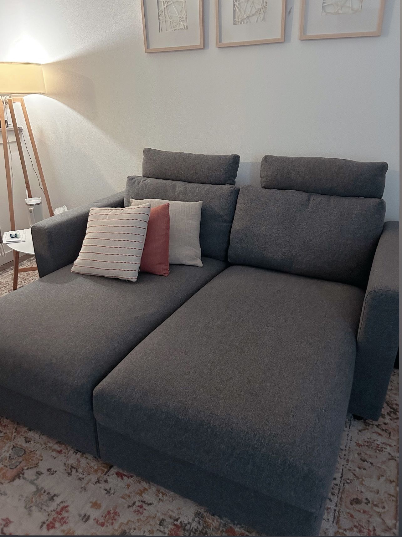 Ikea Finnala sofa bed chaises