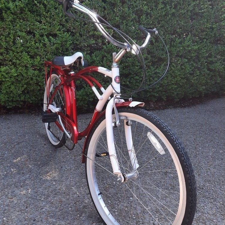Legacy Red Schwinn Legacy Women's Schwinn Women's Stonybrook 26 In 7-Speed Cruiser Bike Academy Legacy Red Schwinn Legacy Women's Schwinn Women's Stonybrook 26 In 7-Speed Cruiser Bike Academy