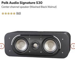 Polk Signature S30 Center Channel Speaker