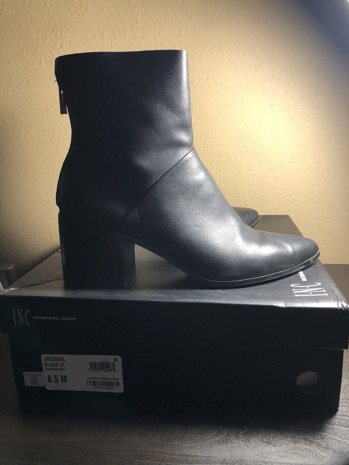 INC ankle boots women’s 8.5