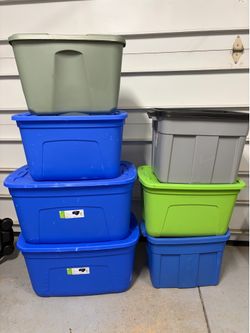 8 storage bins