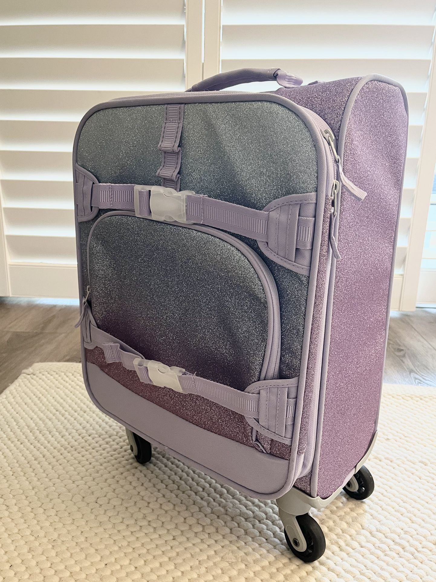 Mackenzie Lavender/Aqua Ombre Glitter Ultimate Luggage