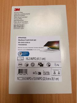 3M Bright Screen Privacy Filter for MacBook Pro 16
