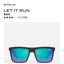 New Sunglasses (Quay)