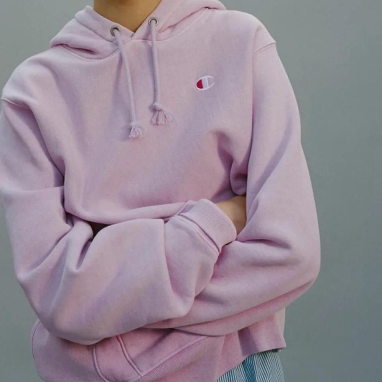 Light Pink Champion Hoodie