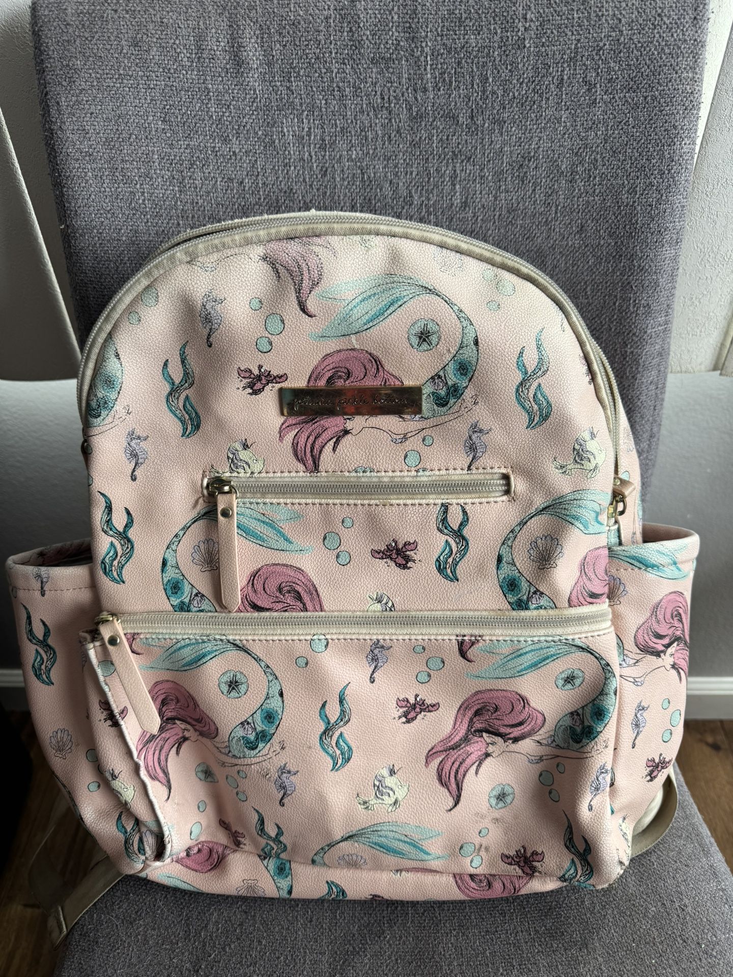 Petunia Pickle Bottom Disney Ariel Backpack Diaper Bag