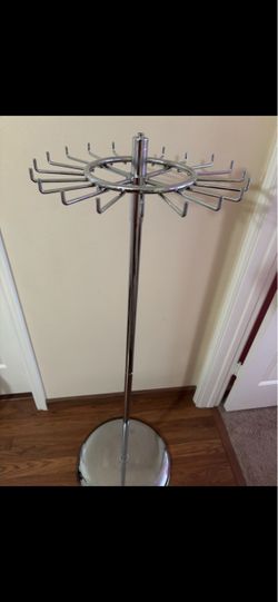 Revolving Chrome Belt & Tie Rack ( great condition)