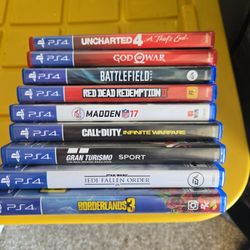 PLAYSTATION PS4 GAMES (9)