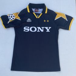 Juventus 1995/96 Del Piero Third Kit Jersey Men's Large Vintage Retro