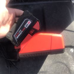 Milwaukee Dual Charger And 5.0 Battery