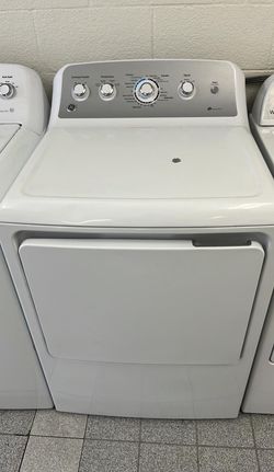 GE Washer + Electric Dryer Set – Top Load, Sensor Dry