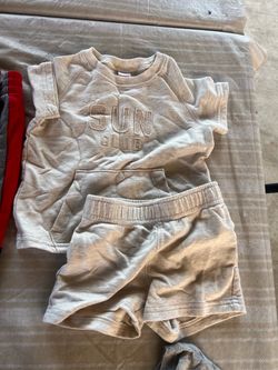 Bag of toddler boy clothes