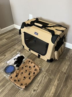 Petprsco Small Portable Collapsible Dog Crate