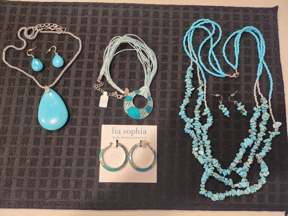 Lia Sophia Turquoise Jewelry Sets *NEW*