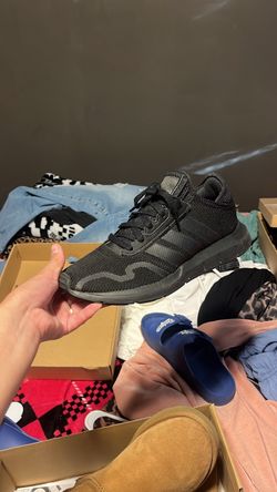 Adidas Triple Black Knit Sneakers