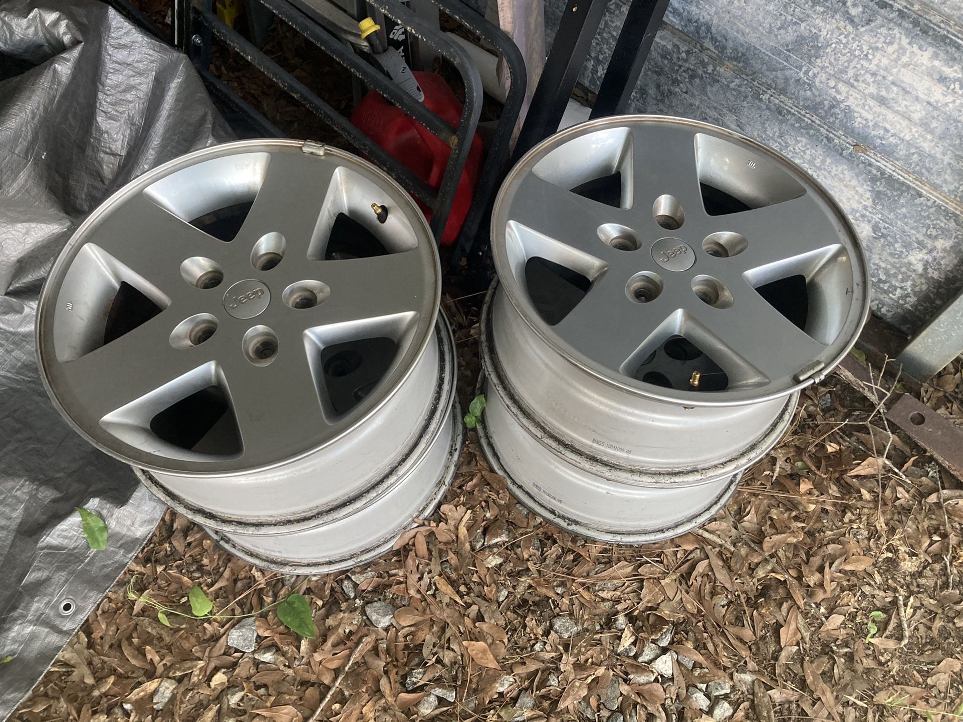 Jeep Wrangler Factory Rims 17”