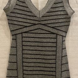 NWOT GUESS Mini Dress - Gold Bodycon Dress - Women’s Size XS